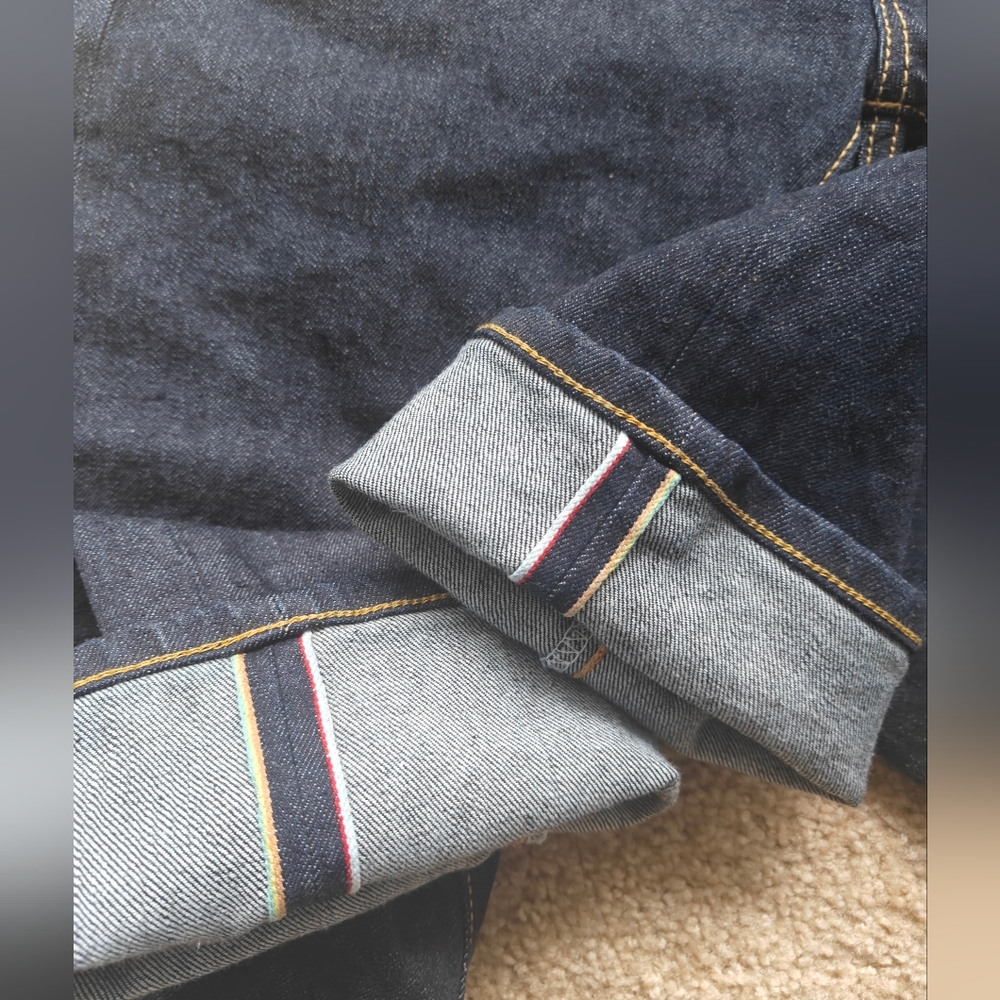 SOLD Edwin Japan X Edwin Europe EV-80  Rainbow Raw Selvedge 33x30 Made In Japan